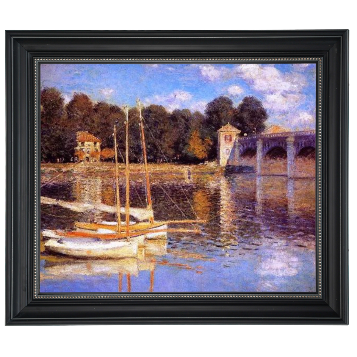 The Bridge at Argenteuil - Vintage Wall Art Prints Decor For Living Room