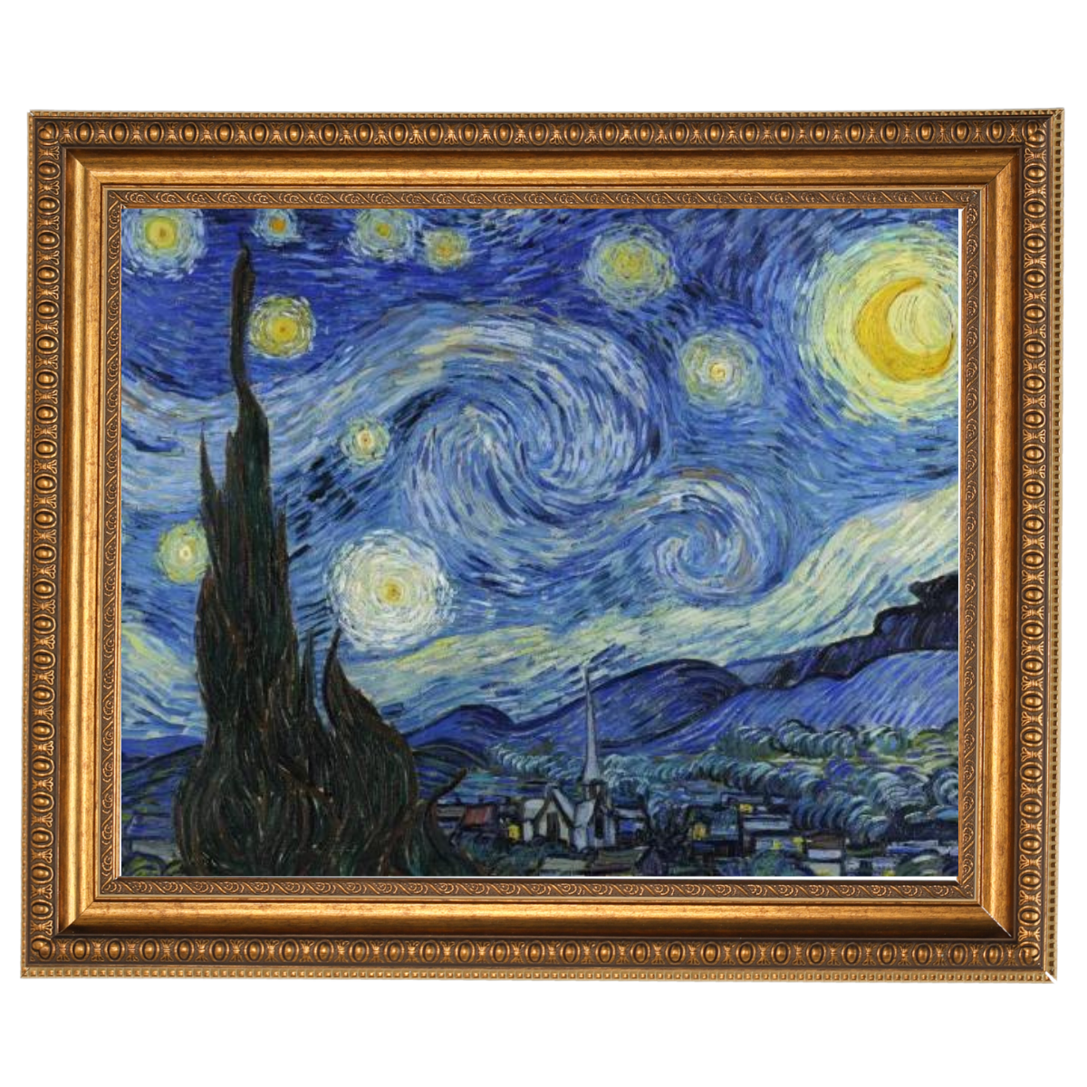 The Starry Night - Post Impressionism Wall Art Prints Decor For Dining Room