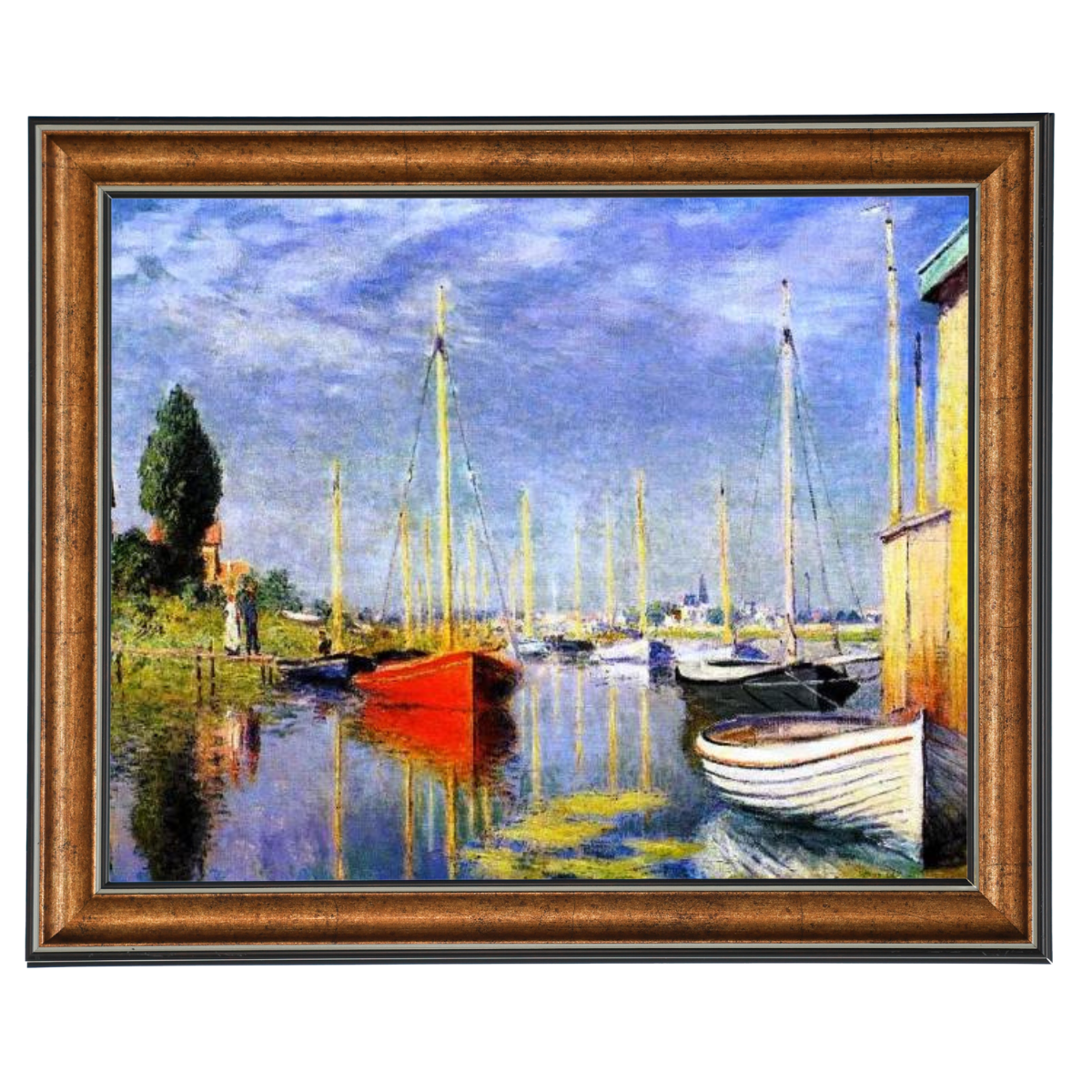 Yachts at Argenteuil - Vintage Wall Art Prints Decor For Living Room