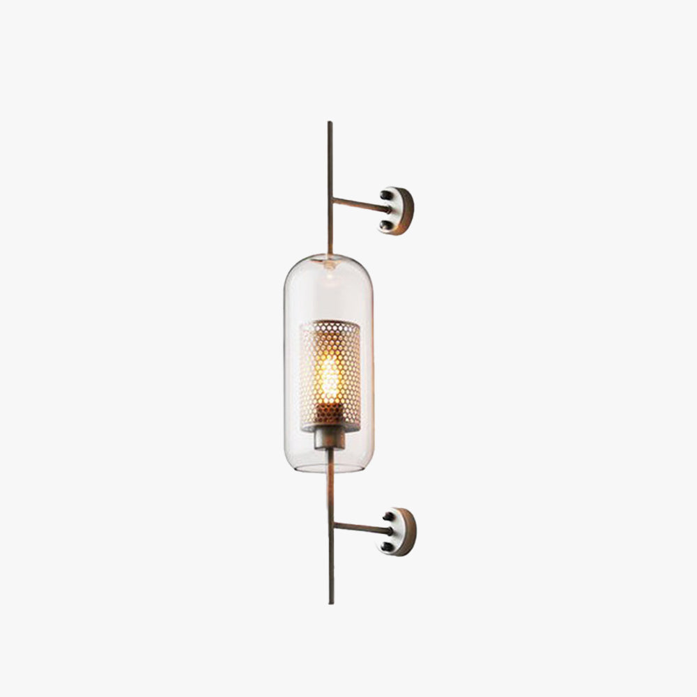 Oneal Industrial Classy  Global Clear Glass Wall Lamp