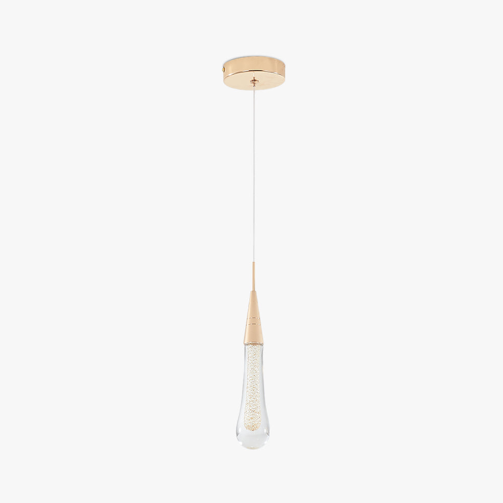 Mini teardrop outlet pendant light