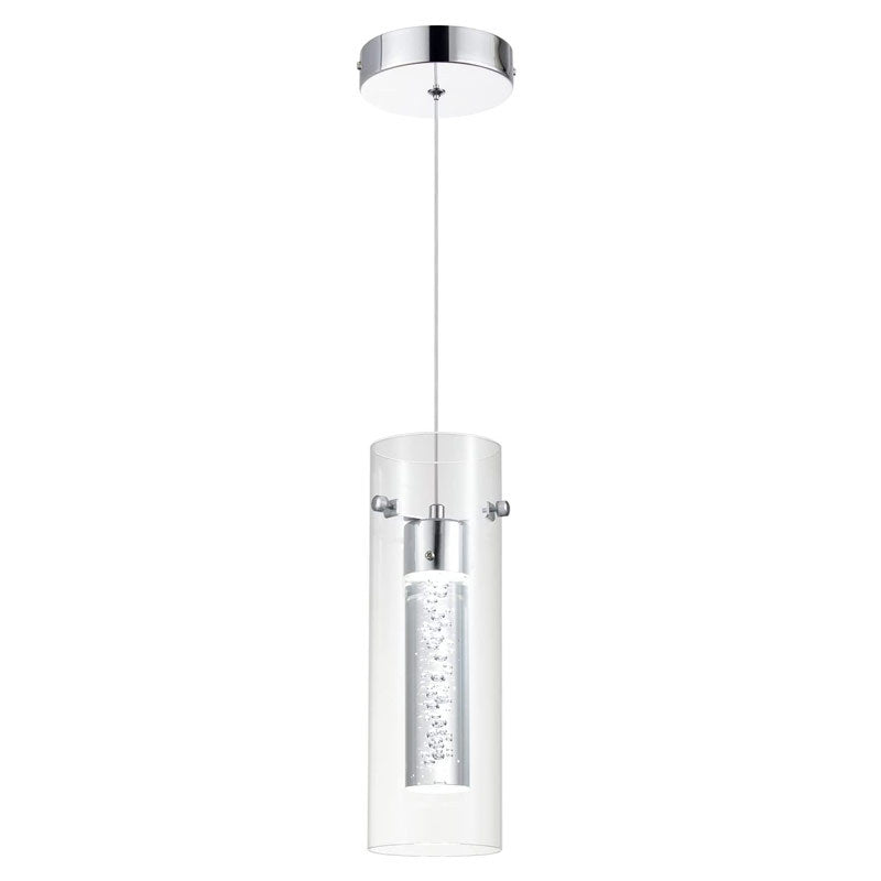 Quinn Modern Designer Metal Glass Pendant Light Bedroom