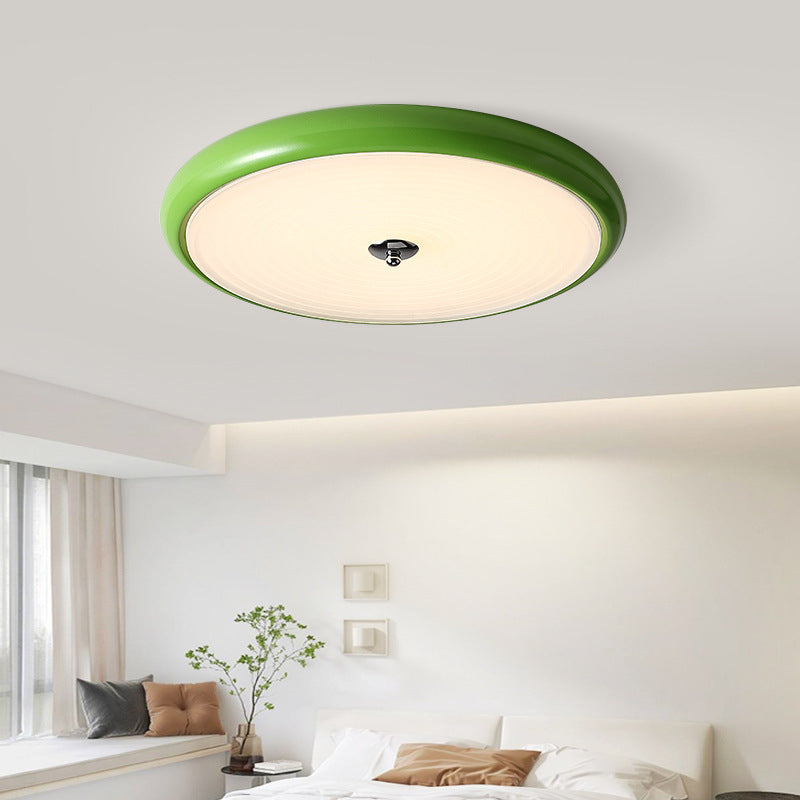 Morandi Modern LED Ceiling Light White Green Acrylic Metal Living Room