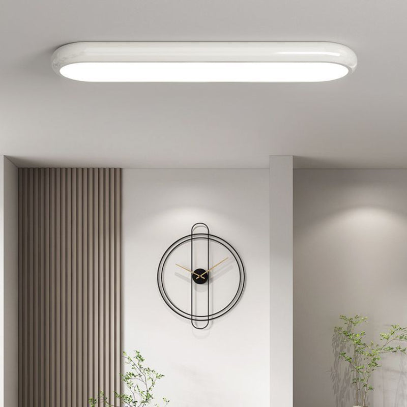 Ozawa Modern LED Flush Mount Ceiling Light Black/Yellow/White Living Room