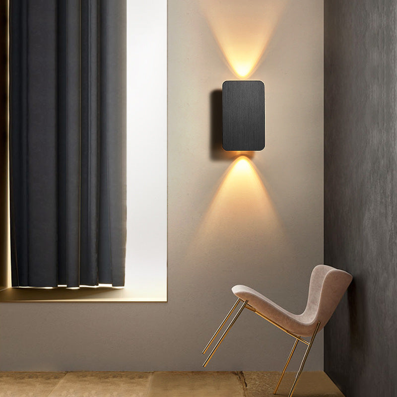 Ozawa Modern Square Indoor Wall Lamp Metal/Acrylic Bedroom/Living Room