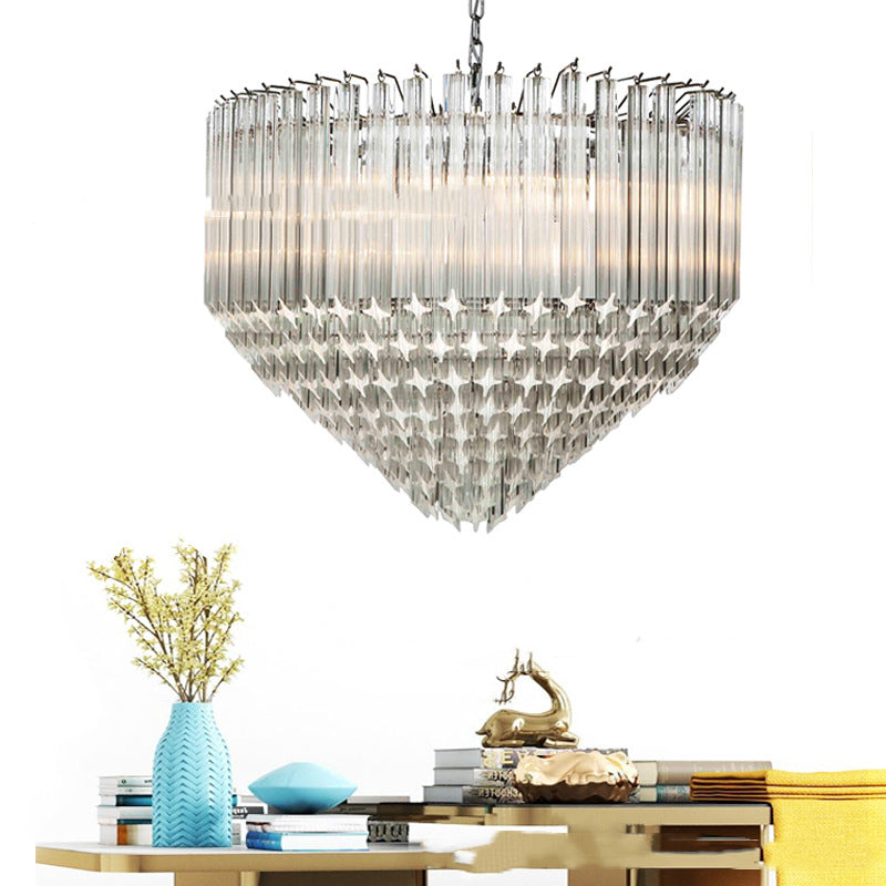 Alessio Modern Luxury Art LED Pendant Light Glass Living Room