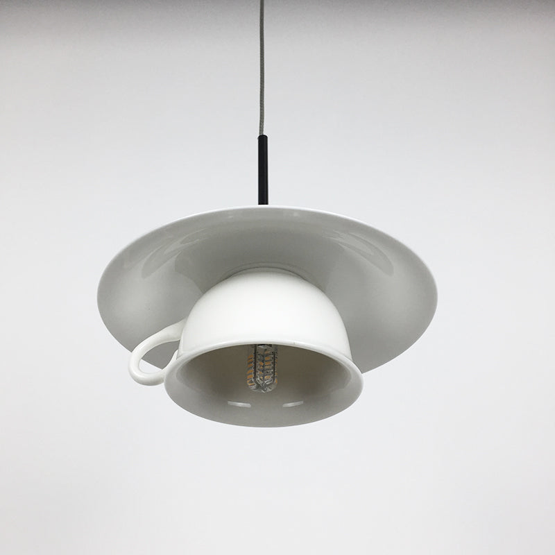 Hailie Modern Cup Ceramic Pendant Light Bedroom Living Room