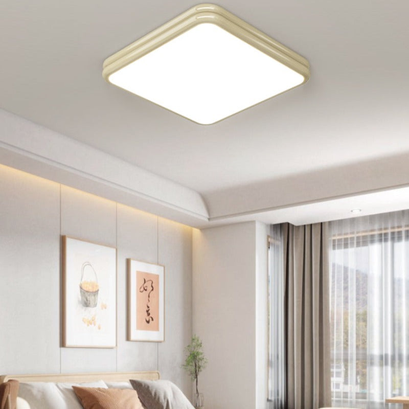 Valentina Retro LED Flush Mount Ceiling Light Metal/Acrylic Living Room