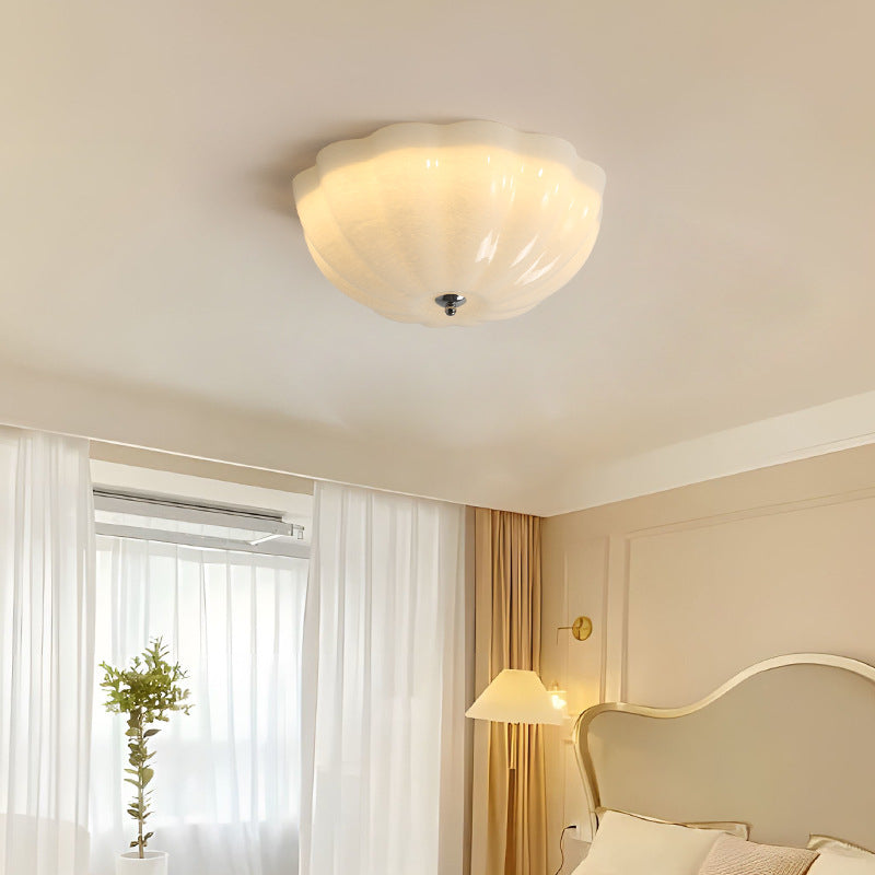 Quinn Modern Cute Design LED Flush Mount Ceiling Light White Bedroom