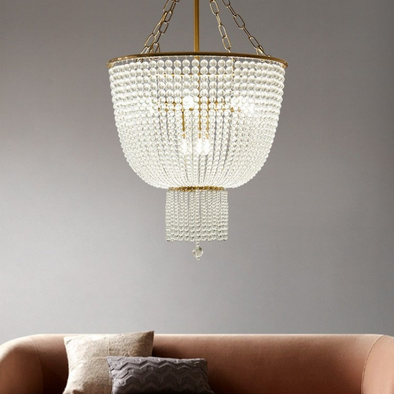 Alessio Modern LED Chandelier Gold Crystal Living Room/Bedroom