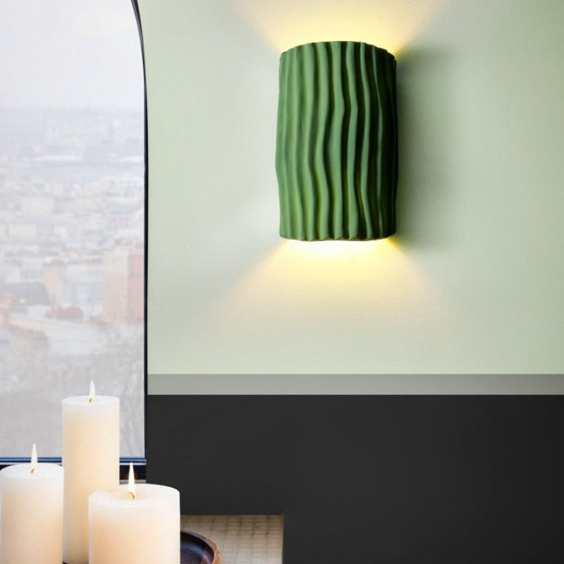 Morandi Retro LED Indoor Wall Lamp White/Grey/Orange/Green Bedroom