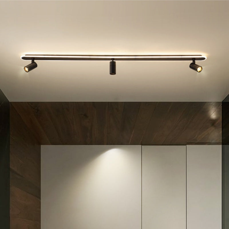 LED Ceiling Light 120/150 cm, Aluminum Spotlight  for Hallway & Living Room