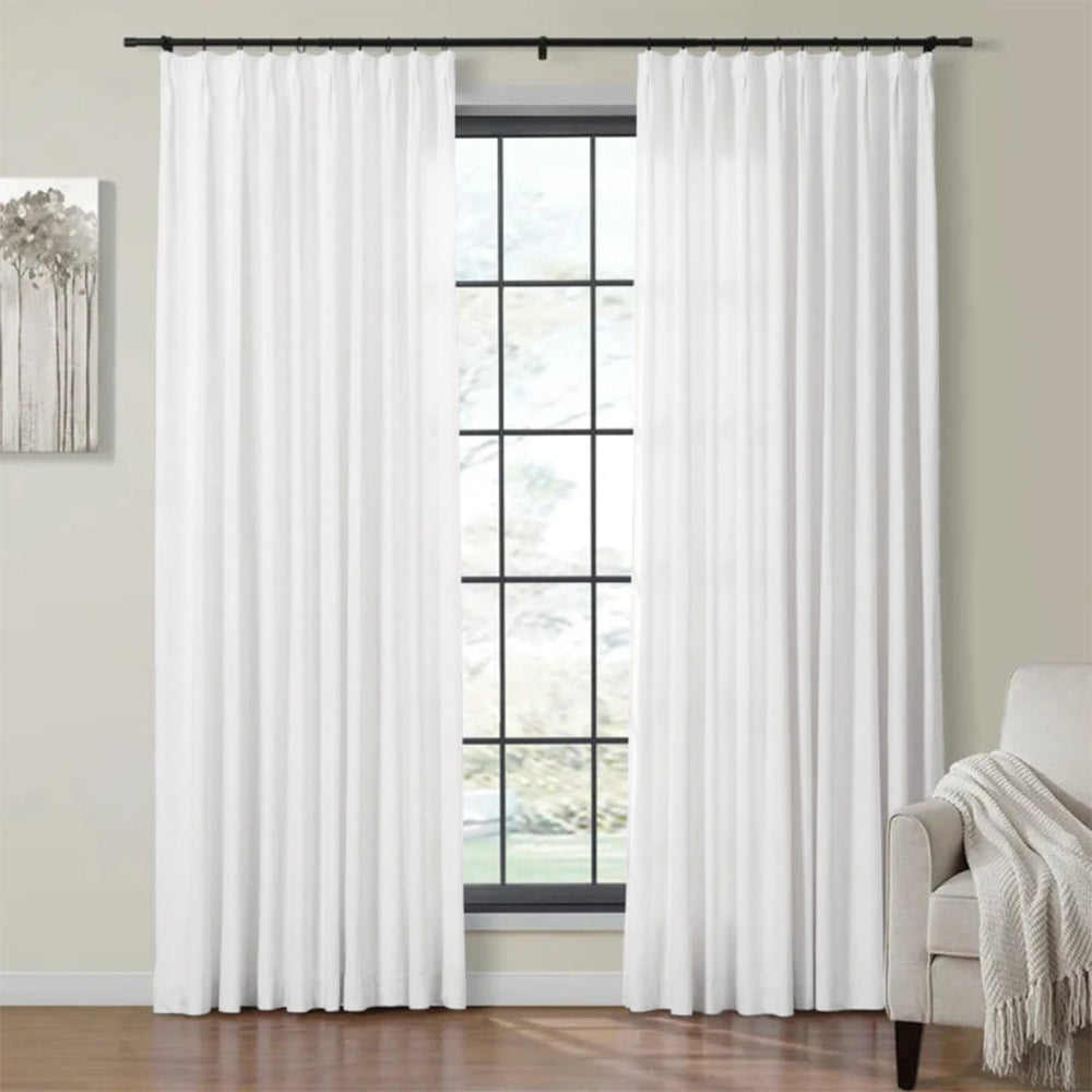 Plushy Velvet Curtain Pleated