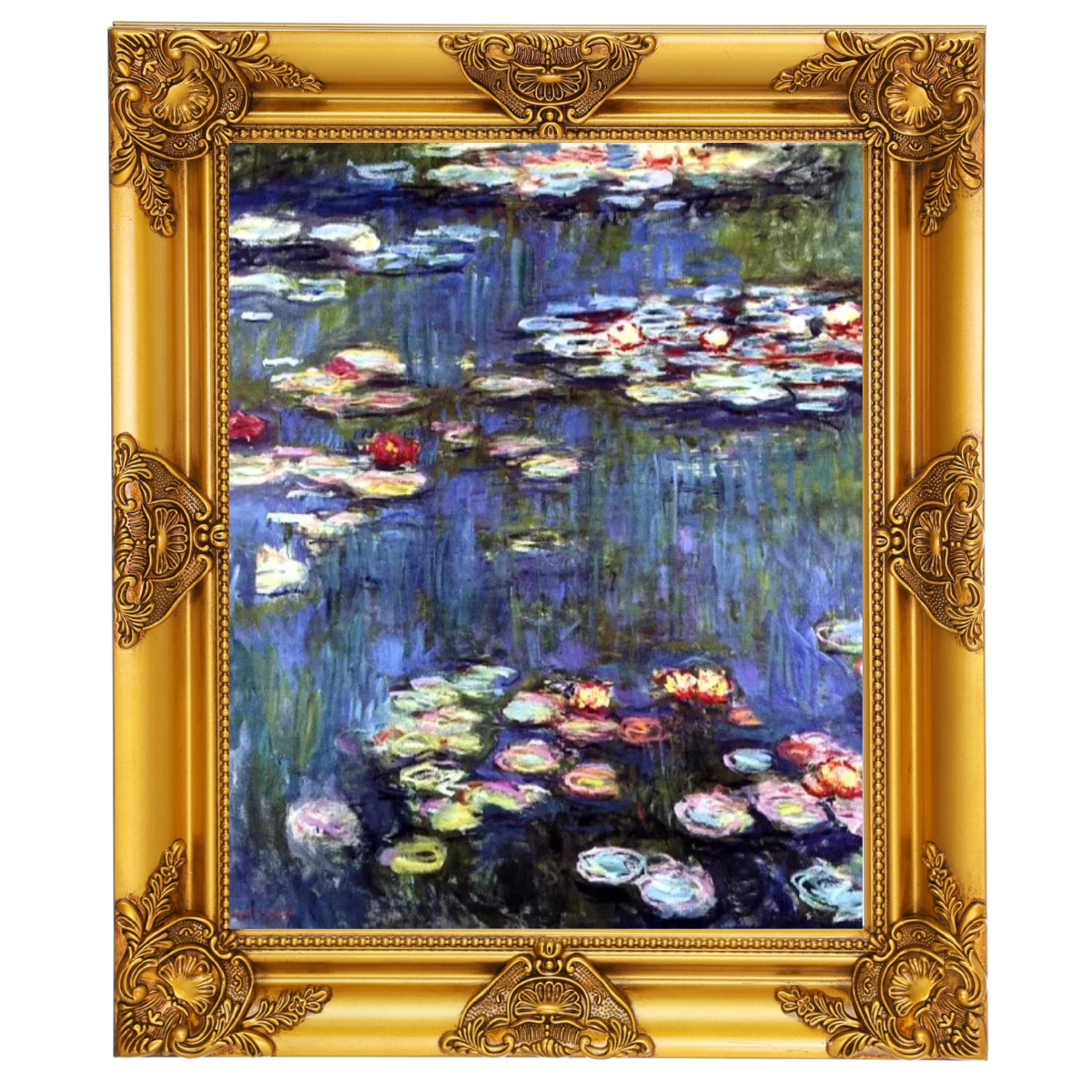 Water-Lilies 18- Metal Flower Wall Art For Living Room