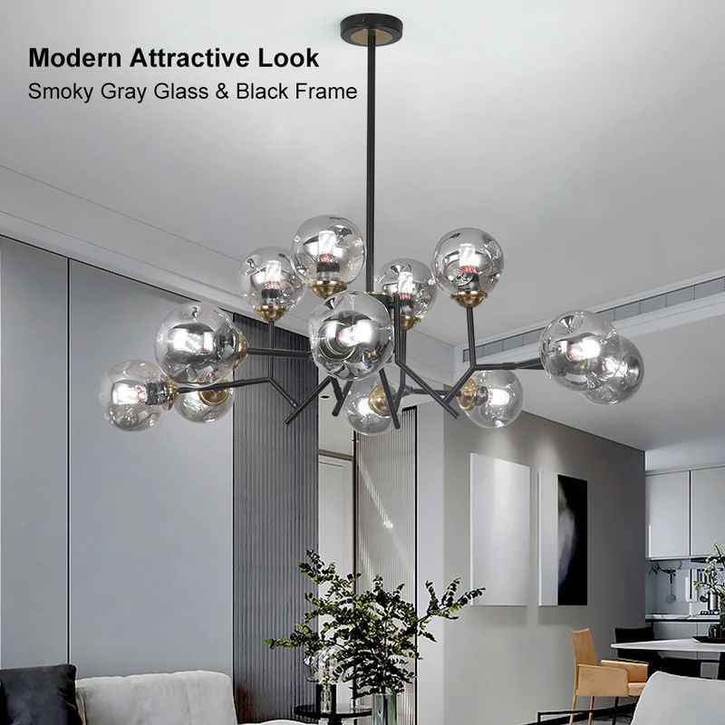 Valentina Modern Hanging Pendant Light Glass Bedroom Dining Room