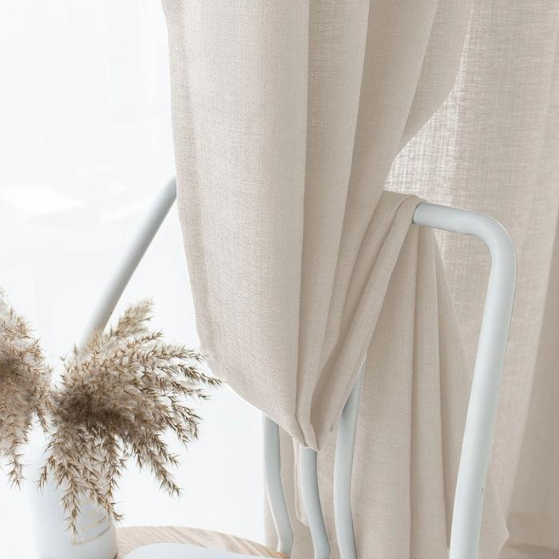 Lila Semi Sheer Curtains Grommet