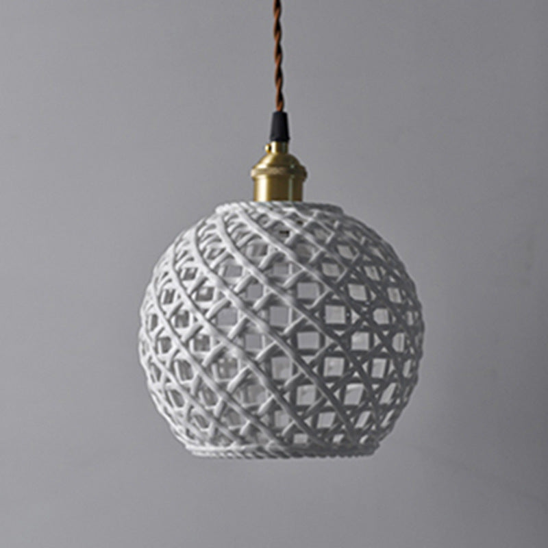 Hailie Modern LED Pendant Light Metal Blue White Bedroom/Kitchen