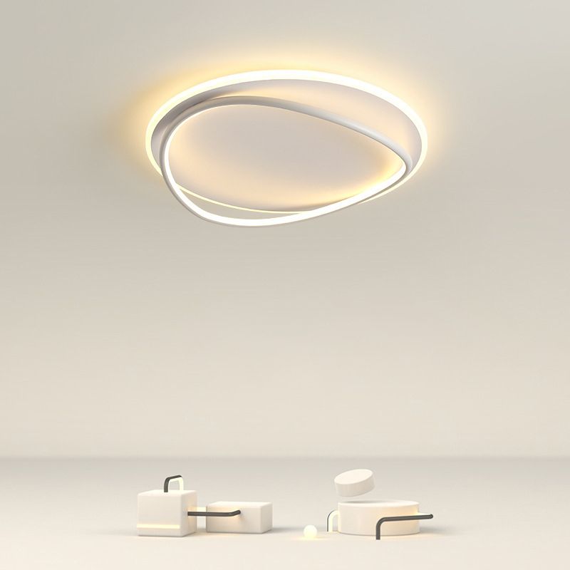 Quinn  Minimalist  Ring Modernom Flush Mount Ceiling Light