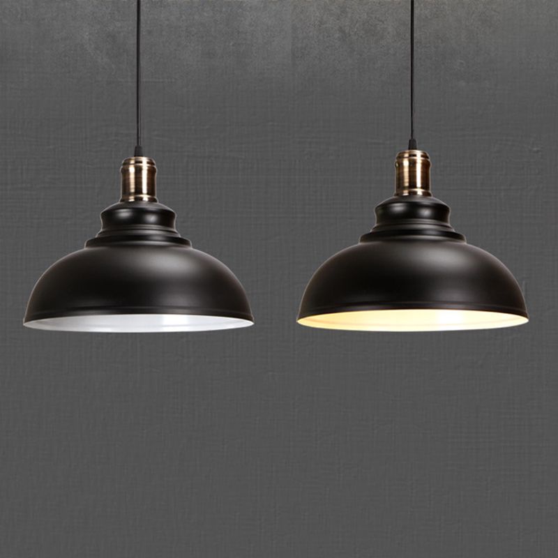 Cooley Industrial  Dome  Metallic Colour Pendant Light，4 Colours