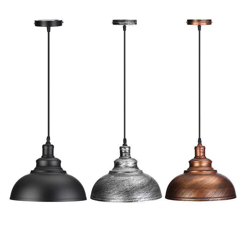 Cooley Industrial  Dome  Metallic Colour Pendant Light，4 Colours