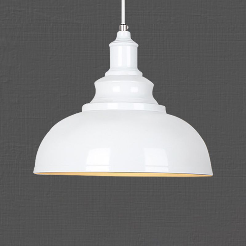 Cooley Industrial  Dome  Metallic Colour Pendant Light，4 Colours