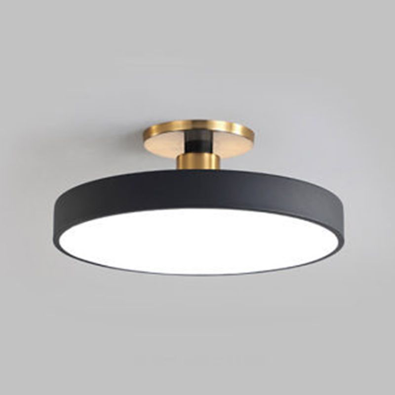 Morandi Nordic Minimalist Round Flush Mount Ceiling Light