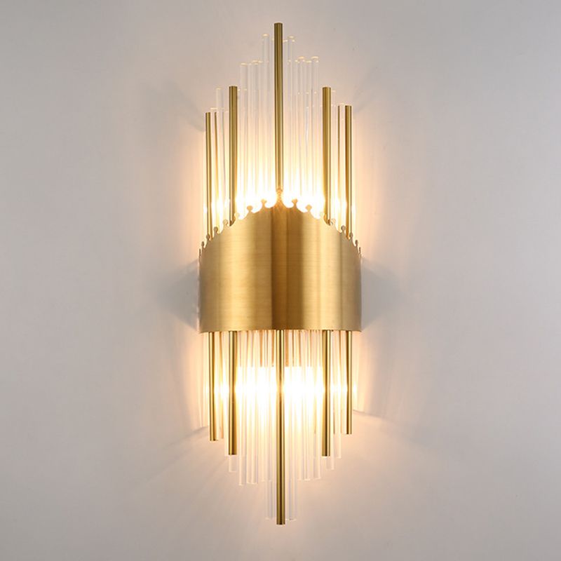 Kristy Luxury Gold Crystal Bedroom Bedside Wall Lamp