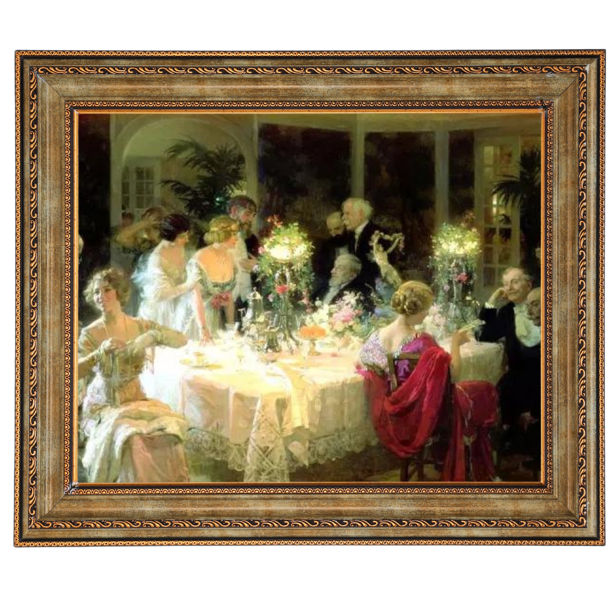 The End of Dinner - Vintage Wall Art Prints Decor For Dining Room