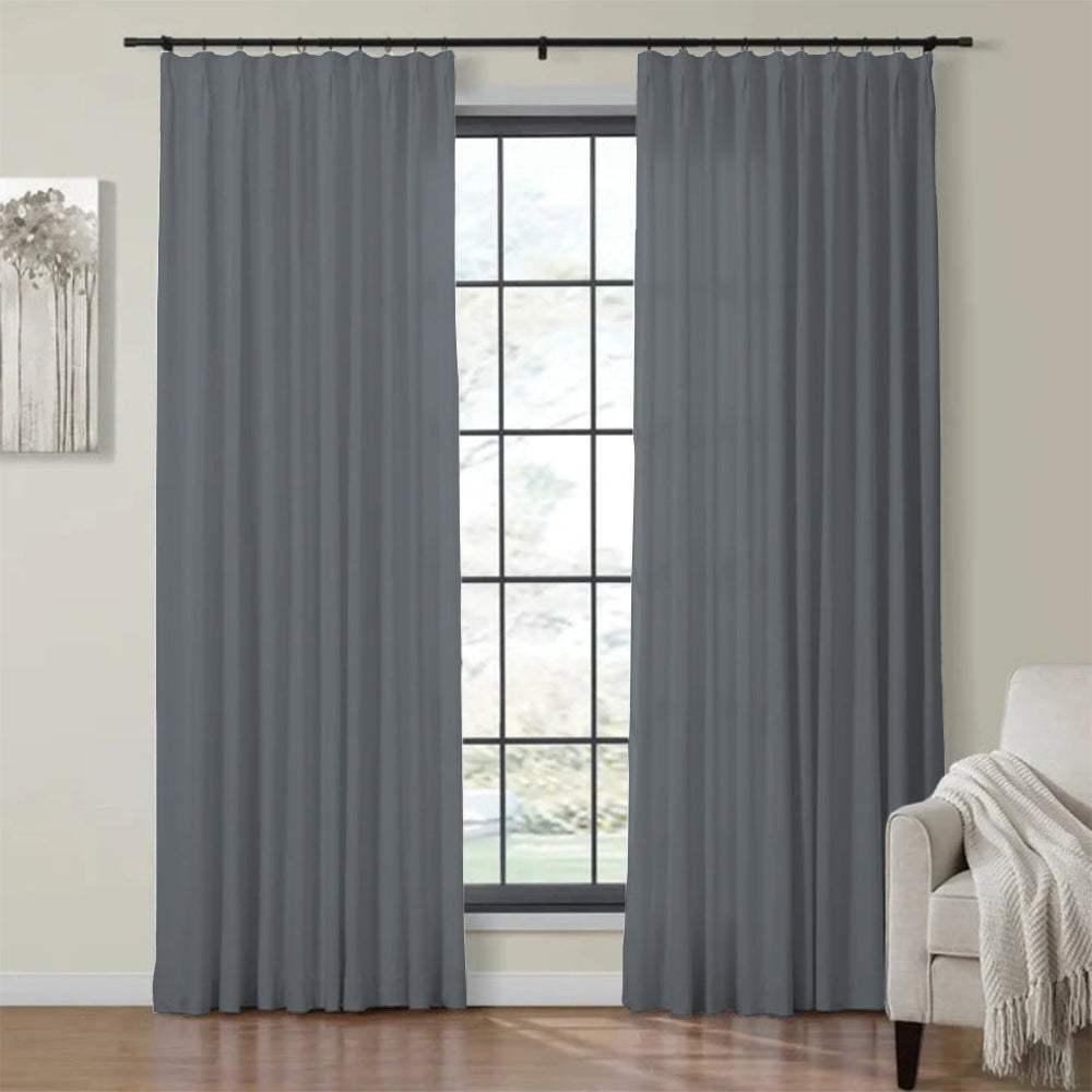 Plushy Velvet Curtain Pleated