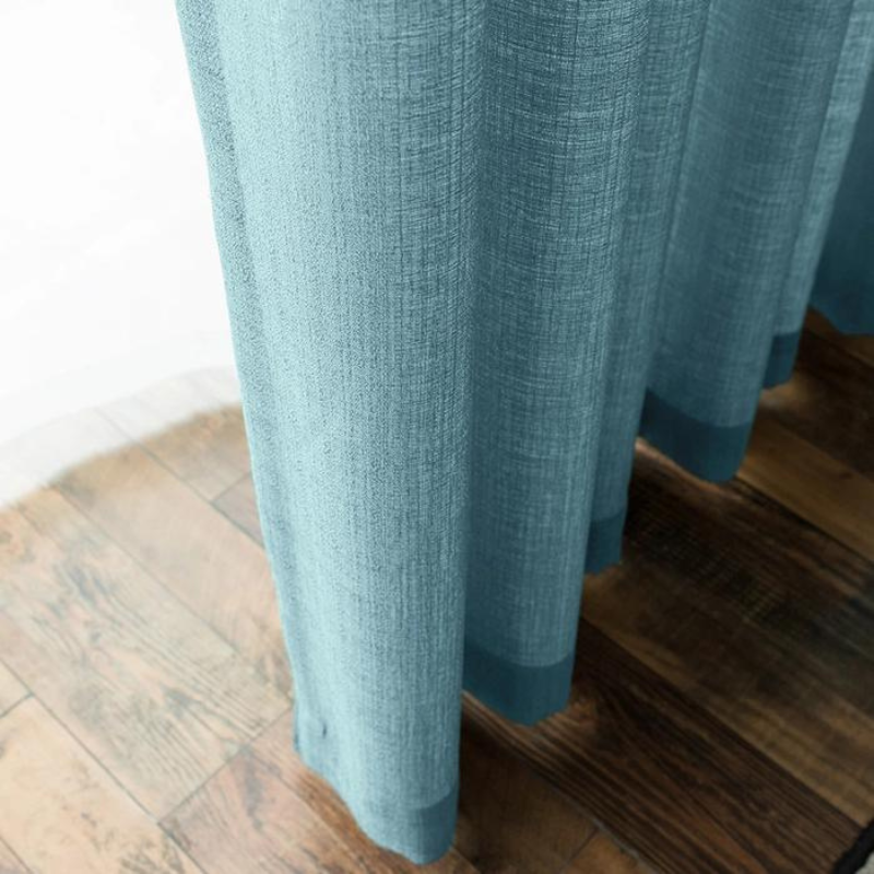 Lila Semi Sheer Curtains Pleated