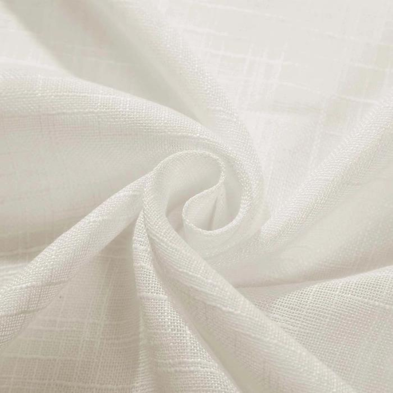 Ela Linen Semi Sheer Curtains Grommet