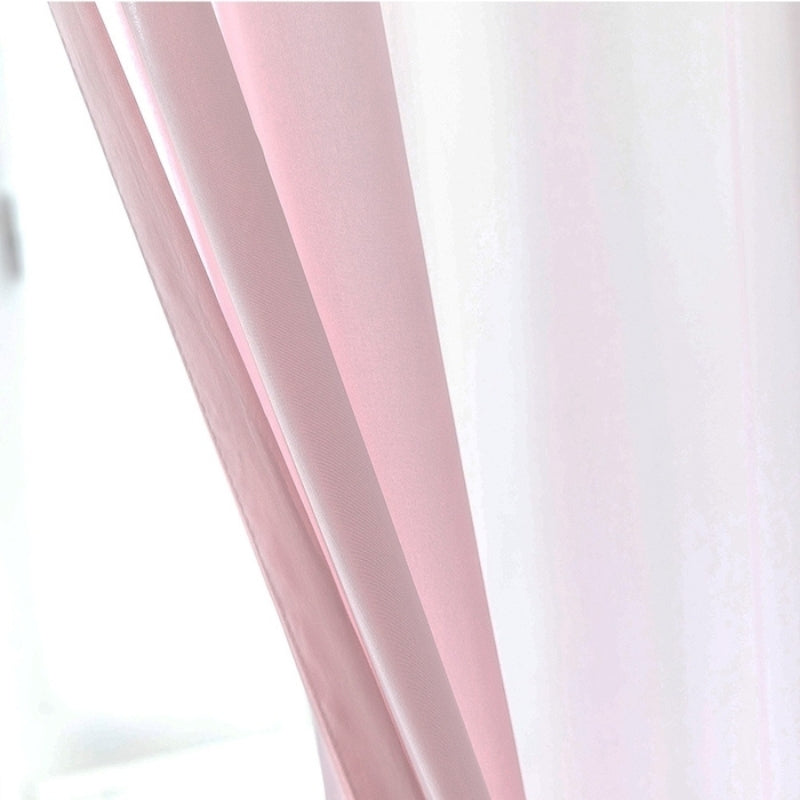 Mira Solid Sheer Custom Curtains Soft Top