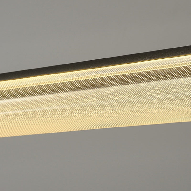 Salgado Modern LED Pendant Light Clear Metal Tea/Dining/Living Room