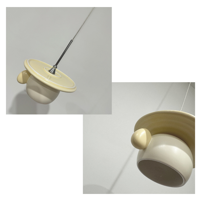 Cairns Scandinavian Creative Cup Shape Ceramics Pendant Light Dining Room