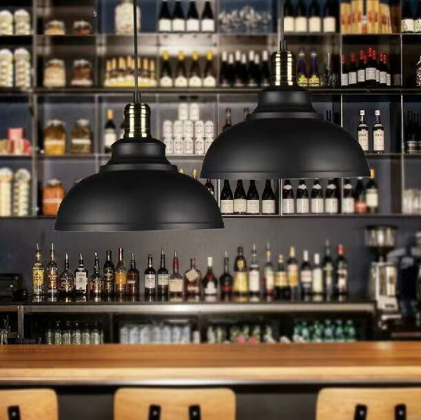 Cooley Industrial  Dome  Metallic Colour Pendant Light，4 Colours