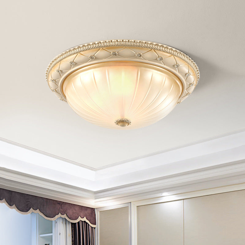 Alessio Minimalist Flush Mount Ceiling Light Resin Living Room