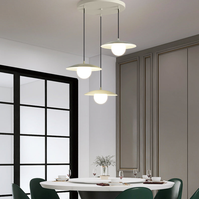 Morandi Modern LED Pendant Light Metal Dining Room/Bedroom