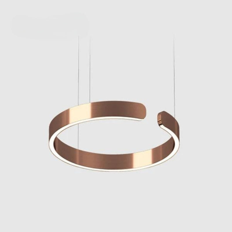 Edge Circle Pendant Light, LED, 4 Color