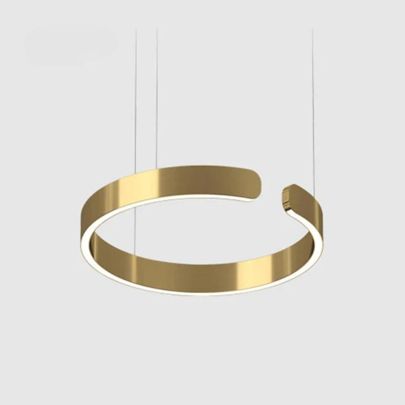 Edge Circle Pendant Light, LED, 4 Color