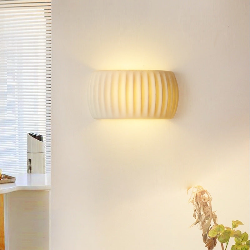 Hailie Modern LED Indoor Wall Lamp Orange/Green Metal/Resin Bedroom