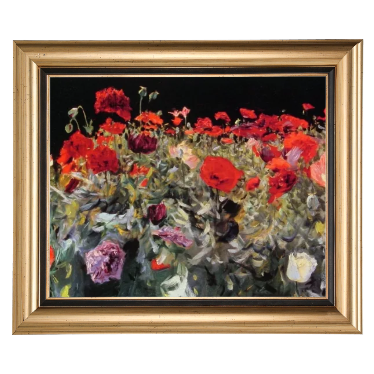Poppies- Metal Flower Wall Art For Living Room