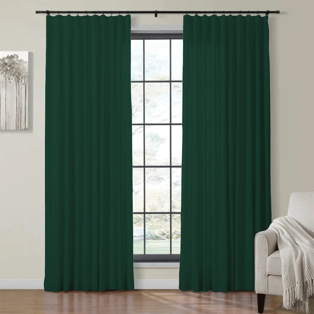 Plushy Velvet Curtain Pleated