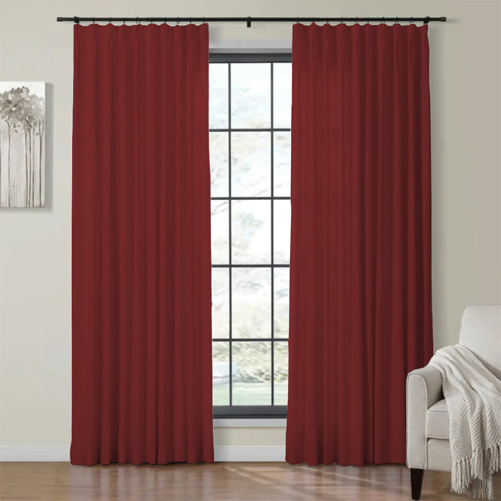 Plushy Velvet Curtain Pleated