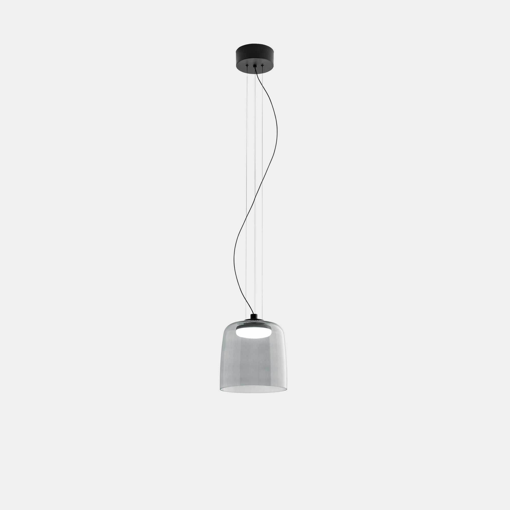 Morandi Modern Bowl-shaped Pendant Light Glass Dining Room