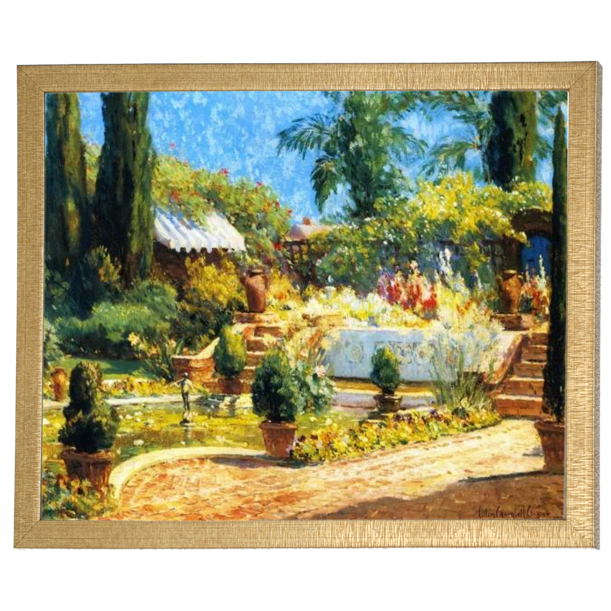 In a Garden, San Diego- Modern Wall Art Prints Decor For Living Room