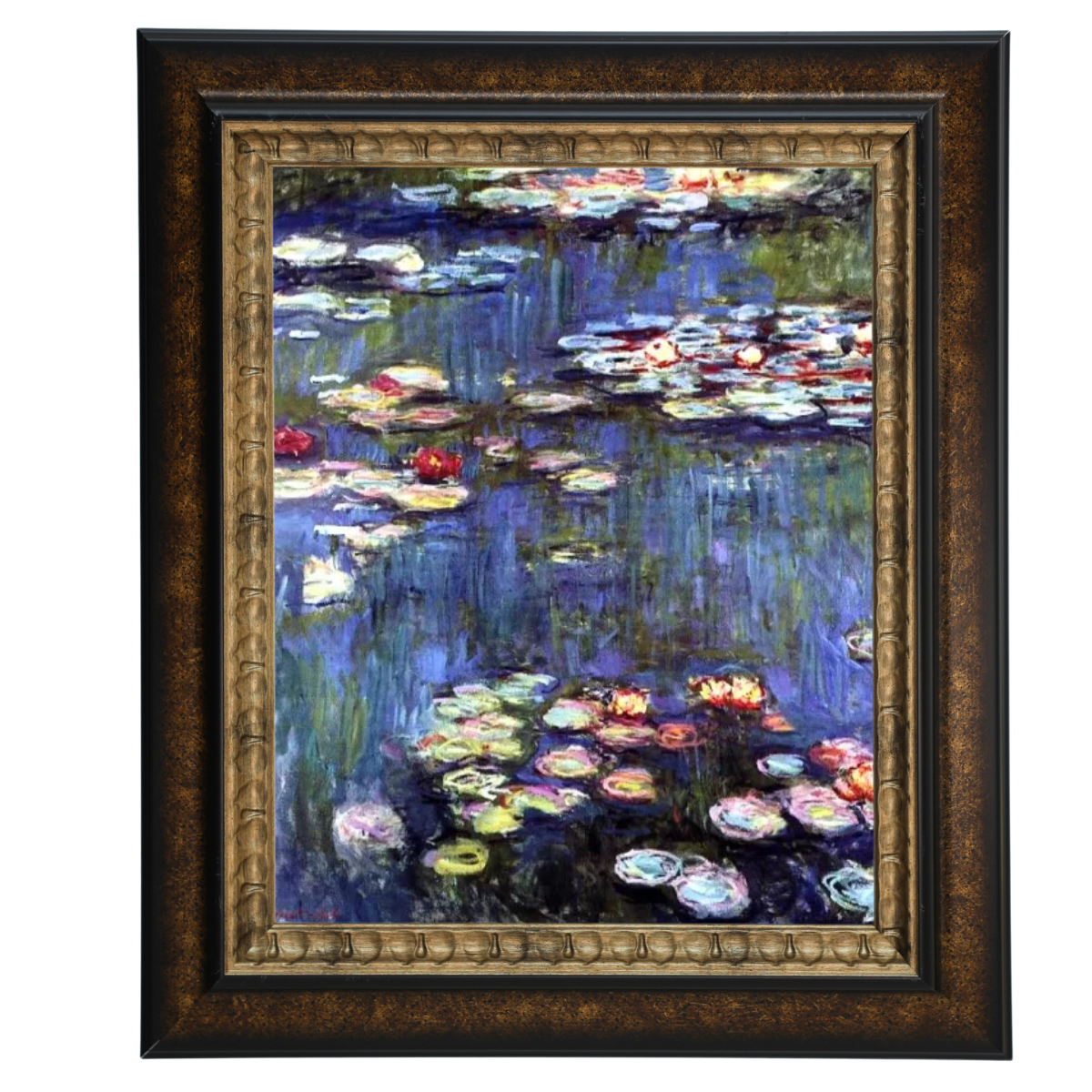 Water-Lilies 18- Metal Flower Wall Art For Living Room