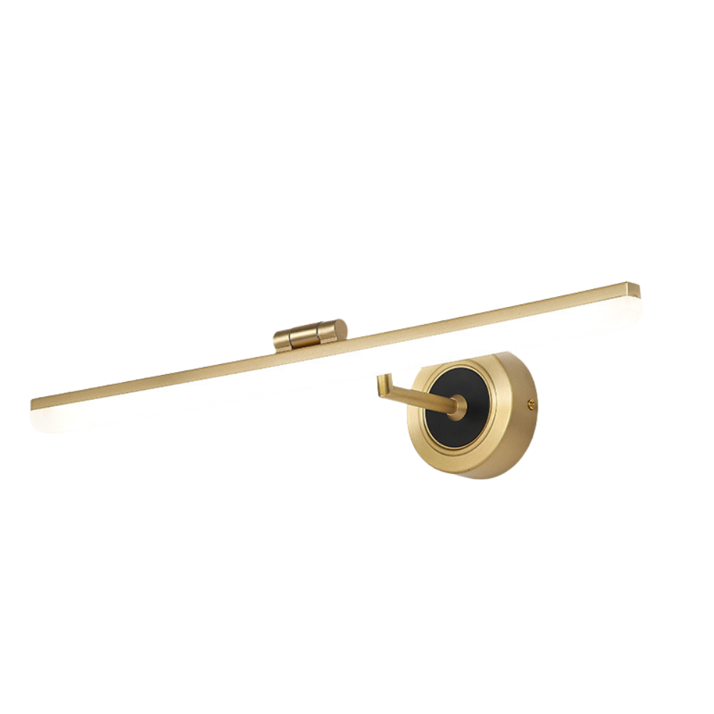 Leigh Retro Linear Metal/Acrylic Wall Lamp, Brass