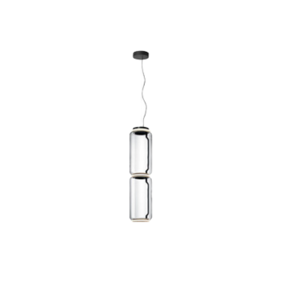 Hailie Minimalist Combination Glass Pendant Light, Clear