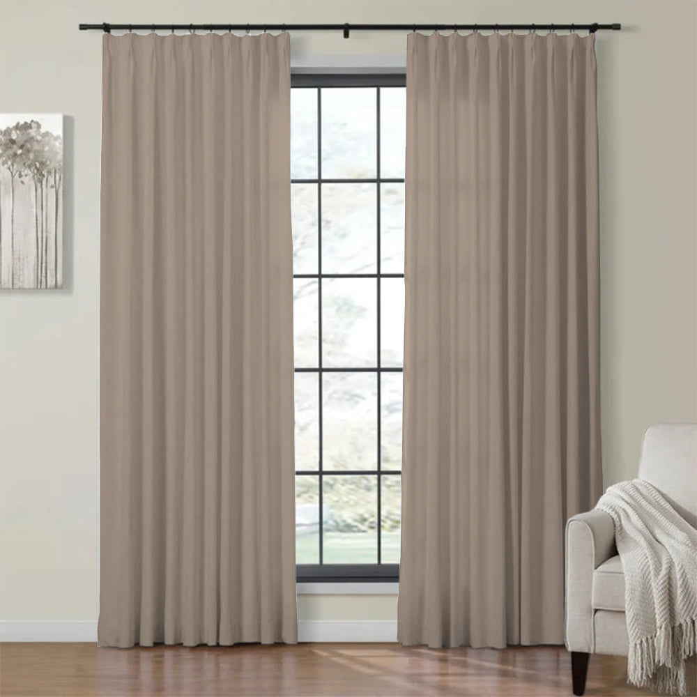 Plushy Velvet Curtain Pleated