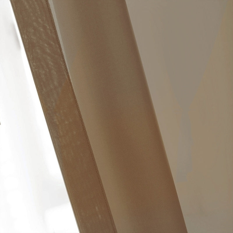 Mira Solid Sheer Custom Curtains Grommet